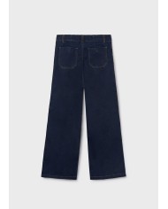 Bernumode | Mayoral: Relax long dress pant for girl €27.19 Flared-style trousers for girls, wide at the hem. Adjustable elastic waistband with buttons on the inside for a better fit. Comfortable and versatile denim fabric, ideal for everyday outfits. Functional front pockets. Functional back pockets.
