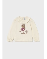 Bernumode | Mayoral: L/s shirt dress €14.46 Long-sleeved T-shirt for baby with elastic cuffs. Round neckline with a delicate ruffle detail. Hidden snap button closure makes dressing easier. Decorated with a playful doll print.
By choosing our cotton products, you are supporting the Better Cotton initiative. Better Cotton is sourced via a mass balance system and cannot be physically traced to the final product, but cotton farmers benefit from the demand for Better Cotton in equivalent volumes.
