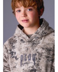 Bernumode | Mayoral: Printed pullover for boy €27.19 Hooded sweatshirt from the Mayoral collection.Made from textured, slightly stretchy knit fabric.


Simple cut that allows freedom of movement.


Finished with elastic bonded tape.


Practical front kangaroo pocket.


Hooded design.


Long sleeves.


