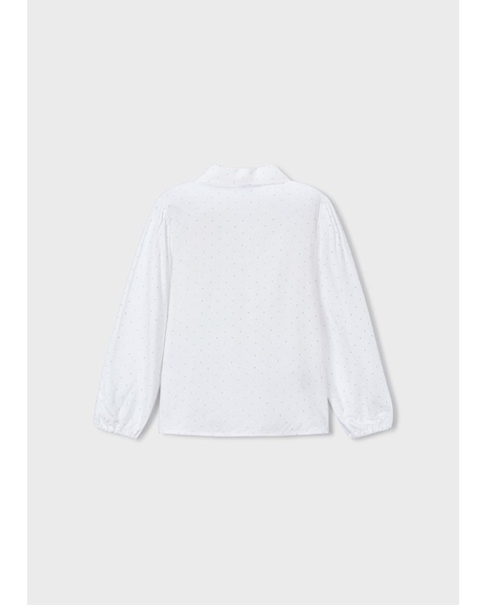 Bernumode | Mayoral: Blouse for girl €21.07 Children’s shirt from the Mayoral collection.Made from lightweight, non-stretch fabric.
Simple design that allows free movement.
Soft button-down collar.
Thin, non-stretch material.
Full-length front button fastening.
Sleeves finished with comfortable elastic cuffs.
Long sleeves.
 Bernumode | Mayoral: Blouse for girl €21.07 Children’s shirt from the Mayoral collection.Made from lightweight, non-stretch fabric.
Simple design that allows free movement.
Soft button-down collar.
Thin, non-stretch material.
Full-length front button fastening.
Sleeves finished with comfortable elastic cuffs.
Long sleeves.