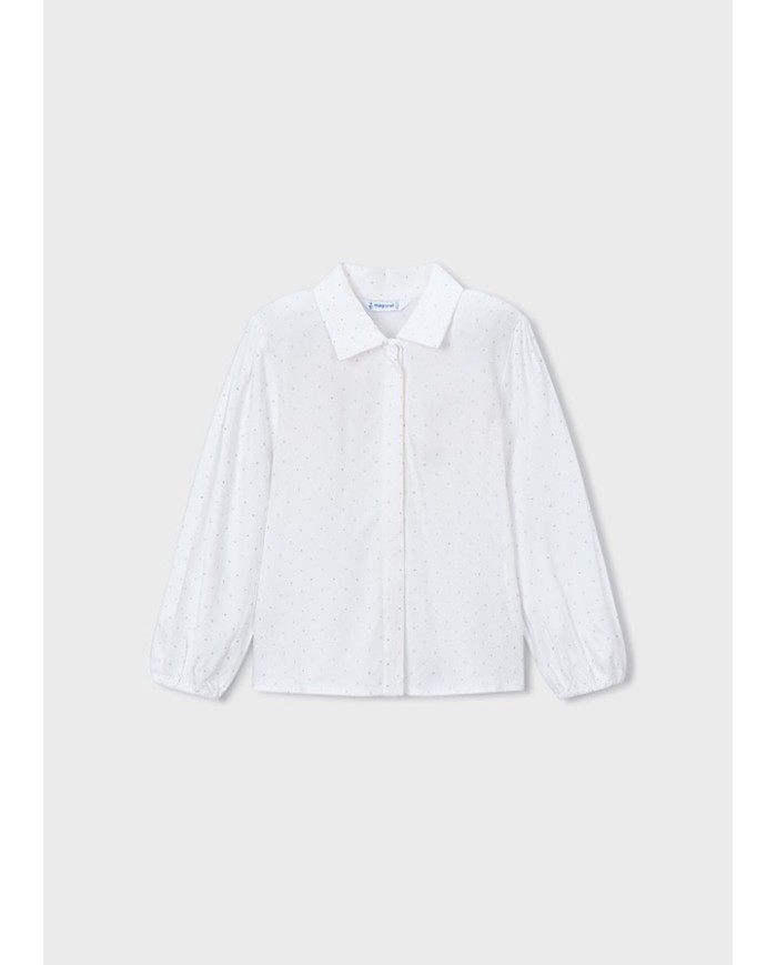 Bernumode | Mayoral: Блузка на девочку 21,07 € Детская рубашка из коллекции Mayoral.Модель выполнена из тонкой, неэластичной ткани.
Простой фасон, не сковывающий движений.
Мягкий воротник типа button-down.
Тонкая, неэластичная ткань.
Длинная застёжка на пуговицах спереди.
Рукава с удобной эластичной резинкой на манжетах.
Длинные рукава.
 Bernumode | Mayoral: Блузка на девочку 21,07 € Детская рубашка из коллекции Mayoral.Модель выполнена из тонкой, неэластичной ткани.
Простой фасон, не сковывающий движений.
Мягкий воротник типа button-down.
Тонкая, неэластичная ткань.
Длинная застёжка на пуговицах спереди.
Рукава с удобной эластичной резинкой на манжетах.
Длинные рукава.