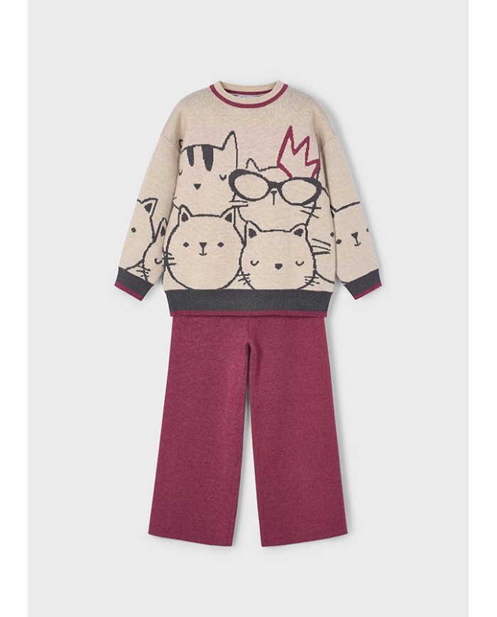 Bernumode | Mayoral: Трикотажный комплект на девочку (джемпер и брюки) 36,28 € 
