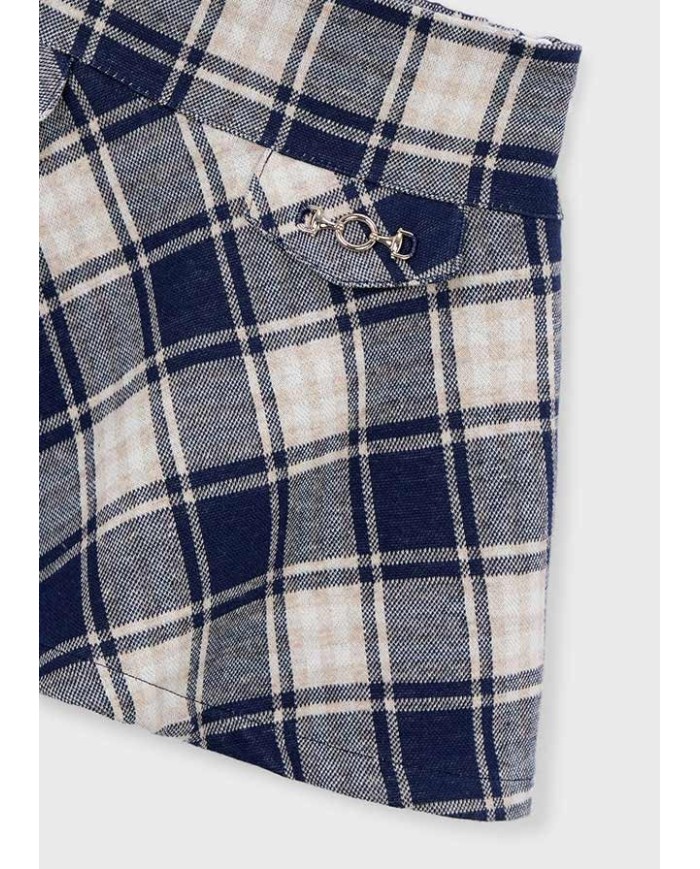 Bernumode | Mayoral: Jacquard knit skirt for girl €25.54 Girls’ skirt with an adjustable elastic waistband with buttons for a perfect fit. Check pattern with jacquard knitting. Comfortable and stylish for everyday wear.