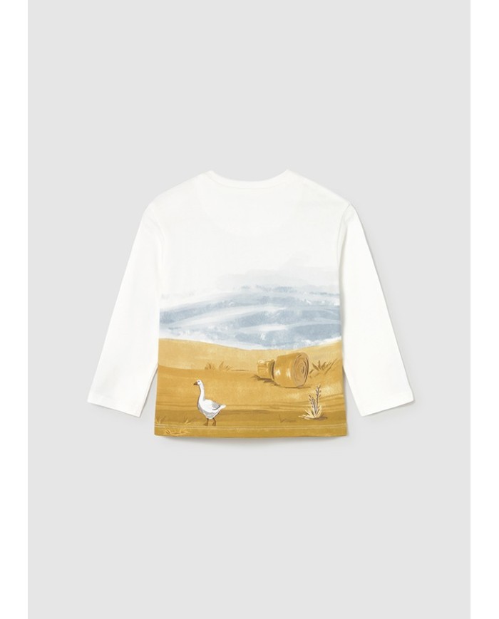 Bernumode | Mayoral: Футболка с длинным рукавом на мальчика 13,64 € Футболка с длинными рукавами для малыша. Классический круглый вырез горловины обеспечивает удобную посадку. На плече — застёжка на кнопки, которая облегчает переодевание. Изделие выполнено из 100% мягкого хлопка, идеально подходящего для нежной детской кожи. Украшено стильным принтом.
 Bernumode | Mayoral: Футболка с длинным рукавом на мальчика 13,64 € Футболка с длинными рукавами для малыша. Классический круглый вырез горловины обеспечивает удобную посадку. На плече — застёжка на кнопки, которая облегчает переодевание. Изделие выполнено из 100% мягкого хлопка, идеально подходящего для нежной детской кожи. Украшено стильным принтом.