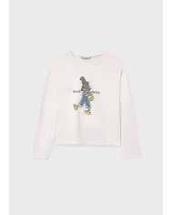 Bernumode | Mayoral: L/s t-shirt €14.46 Long-sleeve T-shirt for girls with a round neckline. Made from soft, stretchy cotton for maximum comfort in everyday wear. Decorative elements: sequins. By choosing our cotton products, you support our investment in the Better Cotton initiative. Better Cotton is produced through a mass balance system and cannot be physically traced to the final products, but cotton producers benefit from the demand for Better Cotton in equivalent volumes. Bernumode | Mayoral: L/s t-shirt €14.46 Long-sleeve T-shirt for girls with a round neckline. Made from soft, stretchy cotton for maximum comfort in everyday wear. Decorative elements: sequins. By choosing our cotton products, you support our investment in the Better Cotton initiative. Better Cotton is produced through a mass balance system and cannot be physically traced to the final products, but cotton producers benefit from the demand for Better Cotton in equivalent volumes.