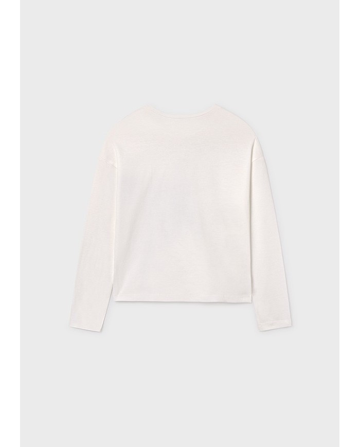 Bernumode | Mayoral: Футболка с длинным рукавом на девочку 14,46 € Длинная футболка для девочек с круглым вырезом. Выполнена из мягкого эластичного хлопка для максимального комфорта в повседневной носке. Элементы декора: пайетки. При выборе нашей хлопковой продукции вы поддерживаете нашу инвестицию в инициативу Better Cotton. Хлопок Better Cotton производится по системе балансировки массы и не может быть физически отслежен до конечных продуктов, однако производители хлопка получают выгоду от спроса на Better Cotton в эквивалентных объемах.
 Bernumode | Mayoral: Футболка с длинным рукавом на девочку 14,46 € Длинная футболка для девочек с круглым вырезом. Выполнена из мягкого эластичного хлопка для максимального комфорта в повседневной носке. Элементы декора: пайетки. При выборе нашей хлопковой продукции вы поддерживаете нашу инвестицию в инициативу Better Cotton. Хлопок Better Cotton производится по системе балансировки массы и не может быть физически отслежен до конечных продуктов, однако производители хлопка получают выгоду от спроса на Better Cotton в эквивалентных объемах.