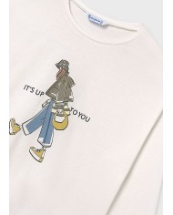 Bernumode | Mayoral: Футболка с длинным рукавом на девочку 14,46 € Длинная футболка для девочек с круглым вырезом. Выполнена из мягкого эластичного хлопка для максимального комфорта в повседневной носке. Элементы декора: пайетки. При выборе нашей хлопковой продукции вы поддерживаете нашу инвестицию в инициативу Better Cotton. Хлопок Better Cotton производится по системе балансировки массы и не может быть физически отслежен до конечных продуктов, однако производители хлопка получают выгоду от спроса на Better Cotton в эквивалентных объемах.
 Bernumode | Mayoral: Футболка с длинным рукавом на девочку 14,46 € Длинная футболка для девочек с круглым вырезом. Выполнена из мягкого эластичного хлопка для максимального комфорта в повседневной носке. Элементы декора: пайетки. При выборе нашей хлопковой продукции вы поддерживаете нашу инвестицию в инициативу Better Cotton. Хлопок Better Cotton производится по системе балансировки массы и не может быть физически отслежен до конечных продуктов, однако производители хлопка получают выгоду от спроса на Better Cotton в эквивалентных объемах.