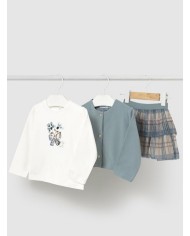 Bernumode | Mayoral: Trīsdaļīgs komplekts meitenei ar svārkiem 36,28 €  Bernumode | Mayoral: Trīsdaļīgs komplekts meitenei ar svārkiem 36,28 €