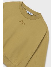 Bernumode | Mayoral: Pullover for girl €21.07 Trendy long-sleeve sweatshirt for girls with a relaxed fit and dropped shoulders. The elasticated hem, cuffs, and neckline ensure a better fit and comfort. Decorated with elegant embroidery, making it a stylish everyday piece.