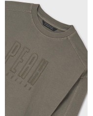 Bernumode | Mayoral: Zēnu T-krekls ar garām piedurknēm 16,45 € Zēnu garo piedurkņu T-krekls ar apaļu kakla izgriezumu. Dekoratīvie elementi: reljefa (high density print) un serigrāfijas uzdruka, radot stilīgu un modernu dizainu. Izgatavots no 100% Better Cotton, atbalstot ilgtspējīgu kokvilnas ražošanu.