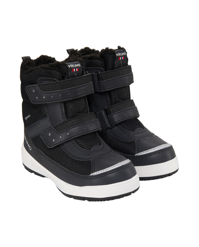 Bernumode | Viking: Play Reflex Warm GTX 2V - Kids Reflective, GORE-TEX Winter Boots €65.70 Let the snowballs fly! Play Reflex Warm GTX Warm is a winter boot designed for big smiles and lots of fun! Play II is ultra-durable and has GORE-TEX protection, a mid-cut design, and an insulating lining that provide little feet with all the protection and support they need. Dual Velcro adjustment straps are perfect for fuss-free transitions, and reflective details help keep kids visible. A sturdy high traction rubber outsole ensures a secure grip in all conditions.
Size table

 


Size
Insole, cm


22
14,7


23
15,4


24
16


25
16,8


26
17,3


27
18


28
18,7


29
19,4


30
20


31
20,7


32
21,4


33
22


