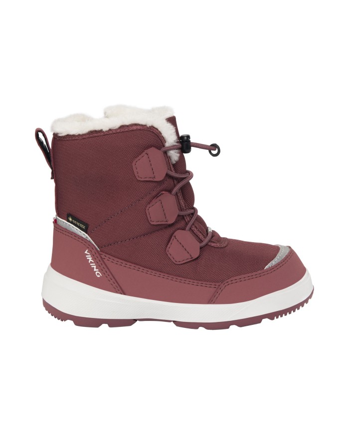Bernumode | Viking: Toasty Warm GTX Zip - Kids GORE-TEX Protected Winter Boots €65.70 Toasty Warm GTX Zip GTX a warm winter boot with a bit of extra support and protection. Cozy faux fur lining and soft insulation keep small feet warm and cosy with the help of a GORE-TEX® waterproof membrane that keeps feet dry and protected. A durable rubber sole with added traction keeps kids on their feet, and a reinforced toe cap protects little toes against rocks and roots hidden in the snow. The kids' specific last and mid-high profile gives plenty of support for all-day comfort!
Size table
 
Size
Insole, cm
22
14,7
23
15,4
24
16
25
16,8
26
17,3
27
18
28
18,7
29
19,4
30
20
31
20,7
32
21,4
33
22
 Bernumode | Viking: Toasty Warm GTX Zip - Kids GORE-TEX Protected Winter Boots €65.70 Toasty Warm GTX Zip GTX a warm winter boot with a bit of extra support and protection. Cozy faux fur lining and soft insulation keep small feet warm and cosy with the help of a GORE-TEX® waterproof membrane that keeps feet dry and protected. A durable rubber sole with added traction keeps kids on their feet, and a reinforced toe cap protects little toes against rocks and roots hidden in the snow. The kids' specific last and mid-high profile gives plenty of support for all-day comfort!
Size table
 
Size
Insole, cm
22
14,7
23
15,4
24
16
25
16,8
26
17,3
27
18
28
18,7
29
19,4
30
20
31
20,7
32
21,4
33
22