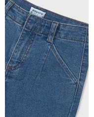 Bernumode | Mayoral: Широкие джинсы на девочку 27,19 € Брюки-клёш для девочки, широкие внизу. Регулируемая эластичная резинка с пуговицами внутри пояса для лучшей посадки. Удобная и универсальная джинсовая ткань для повседневных образов. Функциональные передние карманы. Функциональные задние карманы.