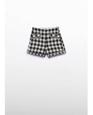 Bernumode | Abel&Lula: Girls' gingham sequin Bermuda shorts €40.08  Bernumode | Abel&Lula: Girls' gingham sequin Bermuda shorts €40.08