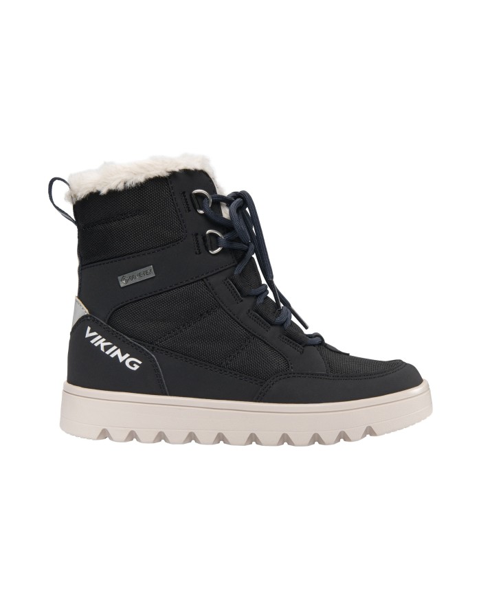 Bernumode | Viking: Fleek Warm GTX Zip - Waterproof, insulated junior winter boots €75.95 The perfect urban junior winter boot for the next generation, Fleek Warm GTX Zip matches excellent foot comfort and protection with sustainability innovation. A higher cut with a side zipper for easy entry and exit combines with a market-leading waterproof GORE-TEX membrane to ensure feet stay warm and dry throughout the season. Meanwhile, a rubber outsole sporting Viking's best urban grip will keep feet firm in any weather. Finally, a high percentage of recycled content reduces the need for virgin materials, earning Fleek Warm GTX Zip a place with Viking's Less Impact Products.
Size table
 
Size
Insole, cm
35
23
36
23,8
37
24,4
38
25
39
25,7
40
26,3
 Bernumode | Viking: Fleek Warm GTX Zip - Waterproof, insulated junior winter boots €75.95 The perfect urban junior winter boot for the next generation, Fleek Warm GTX Zip matches excellent foot comfort and protection with sustainability innovation. A higher cut with a side zipper for easy entry and exit combines with a market-leading waterproof GORE-TEX membrane to ensure feet stay warm and dry throughout the season. Meanwhile, a rubber outsole sporting Viking's best urban grip will keep feet firm in any weather. Finally, a high percentage of recycled content reduces the need for virgin materials, earning Fleek Warm GTX Zip a place with Viking's Less Impact Products.
Size table
 
Size
Insole, cm
35
23
36
23,8
37
24,4
38
25
39
25,7
40
26,3