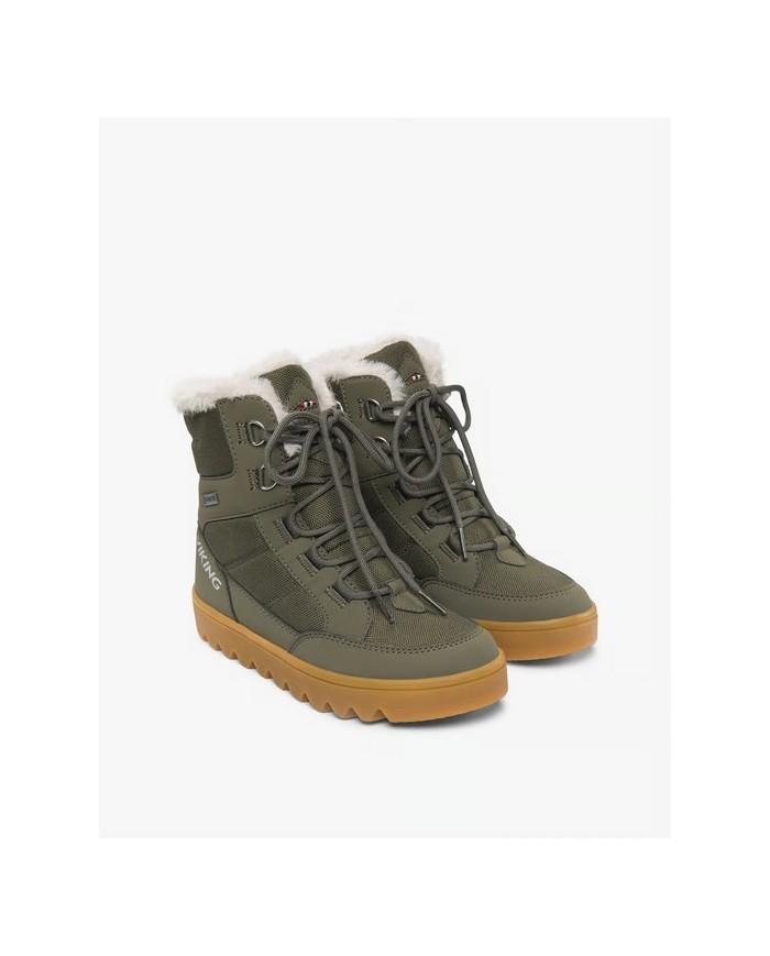 Bernumode | Viking: Fleek Warm GTX Zip - Waterproof, insulated junior winter boots €75.95 The perfect urban junior winter boot for the next generation, Fleek Warm GTX Zip matches excellent foot comfort and protection with sustainability innovation. A higher cut with a side zipper for easy entry and exit combines with a market-leading waterproof GORE-TEX membrane to ensure feet stay warm and dry throughout the season. Meanwhile, a rubber outsole sporting Viking's best urban grip will keep feet firm in any weather. Finally, a high percentage of recycled content reduces the need for virgin materials, earning Fleek Warm GTX Zip a place with Viking's Less Impact Products.
Size table
 
Size
Insole, cm
35
23
36
23,8
37
24,4
38
25
39
25,7
40
26,3
 Bernumode | Viking: Fleek Warm GTX Zip - Waterproof, insulated junior winter boots €75.95 The perfect urban junior winter boot for the next generation, Fleek Warm GTX Zip matches excellent foot comfort and protection with sustainability innovation. A higher cut with a side zipper for easy entry and exit combines with a market-leading waterproof GORE-TEX membrane to ensure feet stay warm and dry throughout the season. Meanwhile, a rubber outsole sporting Viking's best urban grip will keep feet firm in any weather. Finally, a high percentage of recycled content reduces the need for virgin materials, earning Fleek Warm GTX Zip a place with Viking's Less Impact Products.
Size table
 
Size
Insole, cm
35
23
36
23,8
37
24,4
38
25
39
25,7
40
26,3
