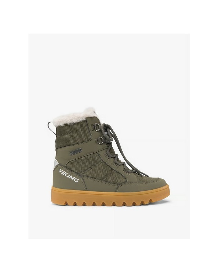 Bernumode | Viking: Fleek Warm GTX Zip - Waterproof, insulated junior winter boots €75.95 The perfect urban junior winter boot for the next generation, Fleek Warm GTX Zip matches excellent foot comfort and protection with sustainability innovation. A higher cut with a side zipper for easy entry and exit combines with a market-leading waterproof GORE-TEX membrane to ensure feet stay warm and dry throughout the season. Meanwhile, a rubber outsole sporting Viking's best urban grip will keep feet firm in any weather. Finally, a high percentage of recycled content reduces the need for virgin materials, earning Fleek Warm GTX Zip a place with Viking's Less Impact Products.
Size table
 
Size
Insole, cm
35
23
36
23,8
37
24,4
38
25
39
25,7
40
26,3
 Bernumode | Viking: Fleek Warm GTX Zip - Waterproof, insulated junior winter boots €75.95 The perfect urban junior winter boot for the next generation, Fleek Warm GTX Zip matches excellent foot comfort and protection with sustainability innovation. A higher cut with a side zipper for easy entry and exit combines with a market-leading waterproof GORE-TEX membrane to ensure feet stay warm and dry throughout the season. Meanwhile, a rubber outsole sporting Viking's best urban grip will keep feet firm in any weather. Finally, a high percentage of recycled content reduces the need for virgin materials, earning Fleek Warm GTX Zip a place with Viking's Less Impact Products.
Size table
 
Size
Insole, cm
35
23
36
23,8
37
24,4
38
25
39
25,7
40
26,3