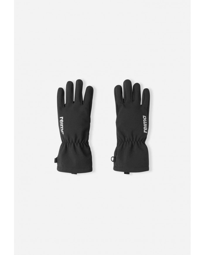 Bernumode | Reima: Softshell gloves, Tehden €18.26 
These water-repellent and breathable gloves for kids are made of durable softshell material and have a dirt repellent surface. Lined with soft, brushed polyester knit.

Reima's softshell material is loved by kids, and praised for its lightness, flexibility and comfort. These water-repellent and breathable kids' softshell gloves are made from a durable material and have a water and dirt repellent surface. The forefinger and thumb tips work with touchscreens, so there's no need for children to take the gloves off when calling home on the phone. The grippy surface on the palm is great for helping kids hold onto items securely. Lined with a soft brushed polyester knit, these kids' touchscreen gloves are a superb choice.


Kids' mid-season gloves
Waterproof material, no insert - product is not waterproof
Reinforced palm and thumb
Fluorocarbon-free water and dirt repellent finish Teflon EcoElite®
Brushed polyester knit lining
Touch screen friendly
Reflective print




SIZE TABLE



Age appr.
Size
Palm height (cm)
Palm girth (cm)


0-12 m
0
8
10


6-18 m
1
9
11.5


1-2 y
2
10
12.5


2-4 y
3
11.5
13.5


4-6 y
4
13
15


6-8 y
5
14
16


8-10 y
6
15
17


10-12 y
7
16
17.5


12-14 y
8
17
18




