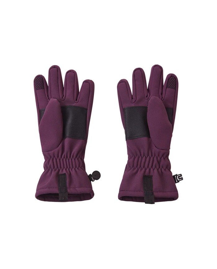 Bernumode | Reima: Softshell gloves, Tehden €18.26 
These water-repellent and breathable gloves for kids are made of durable softshell material and have a dirt repellent surface. Lined with soft, brushed polyester knit.
Reima's softshell material is loved by kids, and praised for its lightness, flexibility and comfort. These water-repellent and breathable kids' softshell gloves are made from a durable material and have a water and dirt repellent surface. The forefinger and thumb tips work with touchscreens, so there's no need for children to take the gloves off when calling home on the phone. The grippy surface on the palm is great for helping kids hold onto items securely. Lined with a soft brushed polyester knit, these kids' touchscreen gloves are a superb choice.
Kids' mid-season gloves
Waterproof material, no insert - product is not waterproof
Reinforced palm and thumb
Fluorocarbon-free water and dirt repellent finish Teflon EcoElite®
Brushed polyester knit lining
Touch screen friendly
Reflective print
SIZE TABLE
Age appr.
Size
Palm height (cm)
Palm girth (cm)
0-12 m
0
8
10
6-18 m
1
9
11.5
1-2 y
2
10
12.5
2-4 y
3
11.5
13.5
4-6 y
4
13
15
6-8 y
5
14
16
8-10 y
6
15
17
10-12 y
7
16
17.5
12-14 y
8
17
18
 Bernumode | Reima: Softshell gloves, Tehden €18.26 
These water-repellent and breathable gloves for kids are made of durable softshell material and have a dirt repellent surface. Lined with soft, brushed polyester knit.
Reima's softshell material is loved by kids, and praised for its lightness, flexibility and comfort. These water-repellent and breathable kids' softshell gloves are made from a durable material and have a water and dirt repellent surface. The forefinger and thumb tips work with touchscreens, so there's no need for children to take the gloves off when calling home on the phone. The grippy surface on the palm is great for helping kids hold onto items securely. Lined with a soft brushed polyester knit, these kids' touchscreen gloves are a superb choice.
Kids' mid-season gloves
Waterproof material, no insert - product is not waterproof
Reinforced palm and thumb
Fluorocarbon-free water and dirt repellent finish Teflon EcoElite®
Brushed polyester knit lining
Touch screen friendly
Reflective print
SIZE TABLE
Age appr.
Size
Palm height (cm)
Palm girth (cm)
0-12 m
0
8
10
6-18 m
1
9
11.5
1-2 y
2
10
12.5
2-4 y
3
11.5
13.5
4-6 y
4
13
15
6-8 y
5
14
16
8-10 y
6
15
17
10-12 y
7
16
17.5
12-14 y
8
17
18