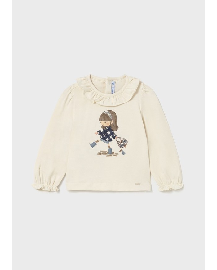 Bernumode | Mayoral: L/s shirt dress €14.46 Long-sleeve baby t-shirt for girls with elastic cuffs. Round collar with a ruffle. Fastens with hidden snap buttons for easy dressing. Decorative elements include a screen print. Design featuring dolls.
By choosing our cotton products, you’re supporting our investment in the Better Cotton initiative. Better Cotton is sourced through a mass balance system and cannot be physically traced to the final products. However, cotton producers benefit from the demand for Better Cotton in equivalent volumes.
 Bernumode | Mayoral: L/s shirt dress €14.46 Long-sleeve baby t-shirt for girls with elastic cuffs. Round collar with a ruffle. Fastens with hidden snap buttons for easy dressing. Decorative elements include a screen print. Design featuring dolls.
By choosing our cotton products, you’re supporting our investment in the Better Cotton initiative. Better Cotton is sourced through a mass balance system and cannot be physically traced to the final products. However, cotton producers benefit from the demand for Better Cotton in equivalent volumes.