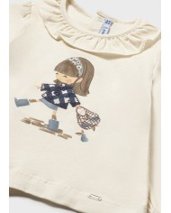 Bernumode | Mayoral: L/s shirt dress €14.46 Long-sleeve baby t-shirt for girls with elastic cuffs. Round collar with a ruffle. Fastens with hidden snap buttons for easy dressing. Decorative elements include a screen print. Design featuring dolls.
By choosing our cotton products, you’re supporting our investment in the Better Cotton initiative. Better Cotton is sourced through a mass balance system and cannot be physically traced to the final products. However, cotton producers benefit from the demand for Better Cotton in equivalent volumes.
 Bernumode | Mayoral: L/s shirt dress €14.46 Long-sleeve baby t-shirt for girls with elastic cuffs. Round collar with a ruffle. Fastens with hidden snap buttons for easy dressing. Decorative elements include a screen print. Design featuring dolls.
By choosing our cotton products, you’re supporting our investment in the Better Cotton initiative. Better Cotton is sourced through a mass balance system and cannot be physically traced to the final products. However, cotton producers benefit from the demand for Better Cotton in equivalent volumes.