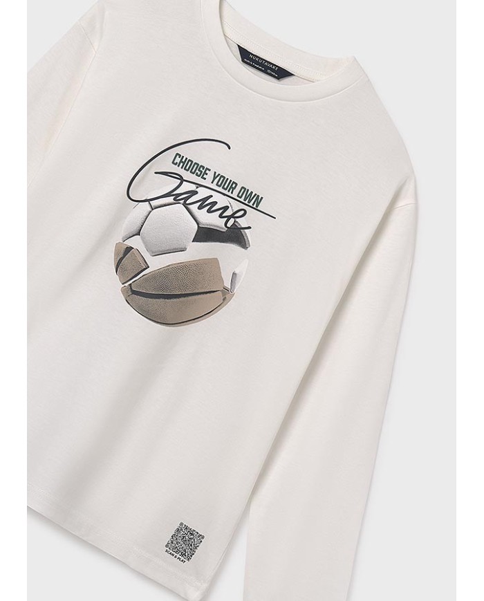 Bernumode | Mayoral: Футболка с длинным рукавом на мальчика 14,46 € Футболка с длинным рукавом для мальчика. Круглый вырез горловины. Декоративные элементы: принт (шелкография). Изделие с QR-кодом из нашей интерактивной коллекции PLAY WITH. Отсканировав QR-код, вы получите доступ к эксклюзивной видеоигре от Mayoral.
Выбирая наши изделия из хлопка, вы поддерживаете наши инвестиции в инициативу Better Cotton. Хлопок Better Cotton поступает по системе баланса масс и не может быть физически прослежен до конечных продуктов. Тем не менее, производители хлопка получают выгоду от спроса на Better Cotton в эквивалентных объёмах.
 Bernumode | Mayoral: Футболка с длинным рукавом на мальчика 14,46 € Футболка с длинным рукавом для мальчика. Круглый вырез горловины. Декоративные элементы: принт (шелкография). Изделие с QR-кодом из нашей интерактивной коллекции PLAY WITH. Отсканировав QR-код, вы получите доступ к эксклюзивной видеоигре от Mayoral.
Выбирая наши изделия из хлопка, вы поддерживаете наши инвестиции в инициативу Better Cotton. Хлопок Better Cotton поступает по системе баланса масс и не может быть физически прослежен до конечных продуктов. Тем не менее, производители хлопка получают выгоду от спроса на Better Cotton в эквивалентных объёмах.