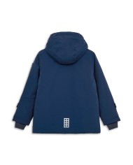 Bernumode | Lego: Winter jacket  for boy LWJAD 804 (140 g) €74.34 Functional LEGO® winter jacket for kids
Keep your child warm and comfortable during winter adventures with this LEGO® winter jacket. Designed for boys and girls, this ski jacket combines classic LEGO elements with practical features to ensure a cozy and safe experience in cold weather.
Provides protection from the rain with a 10,000 mm water column
BIONIC-FINISH ECO® water-repellent finish on the surface
Windproof design with a wind placket under the quality YKK main zipper
3M™ Scotchlite reflector badges on front and back shaped as LEGO bricks, enhancing visibility in the dark
Detachable hood mounted on a unique snap button band for safety
Safety breakaway buckle for attaching LEGO gloves to sleeves in sizes 98-140
Hidden ski pass pocket with zipper closure in the sleeve - a must when skiing
Snow skirt with gripper elastic inside the jacket to keep snow out
Stretchy inner cuff with thumbhole for added warmth and comfort
The taped seams provide additional protection against the elements
Durability: 60,000 rubs
The children's winter jacket is designed with a soft chin guard at the top of the YKK main zipper to protect the delicate skin under the chin. The ski jacket is designed with a safety breakaway buckle for attaching LEGO mittens or gloves to the sleeves in sizes 98-140. If the mitten is pulled at, it releases from the jacket sleeve, reducing the risk of accidents. The detachable hood is mounted on a unique snap button band for safety reasons. When pulled at, the hood releases from the outerwear to reduce the risk of accidents where the kids are stuck on something with the hood. The elastic at the hood opening and reflective thread in the zipper puller at front pockets add to the jacket's functional design. Thanks to the many awesome ski features, the water- and windproof winter jacket is ideal for skiing as well as everyday life.
Specifications• -15 degrees Celsius / 5 Fahrenheit.• 3M reflective badge.• BIONIC-FINISH ECO® water-repellent finish on the surface.• Breathability: 4.000 g/m2/24hours.• Detachable hood.• Durability: 60.000 rubs.• Elastic at hood opening.• Reflective thread in zipper puller at front pockets.• Safety breakaway buckle for attaching the gloves to sleeves. The buckle releases when pulling the gloves.• Safety breakaway buckle only in size 98-140.• Ski pass pocket with zipper closure.• Snow skirt with gripper elastic inside jacket.• Stretchy inner cuff with thumbhole.• Taped seams.• Water column: 10.000 mm.• Wind placket under main zipper.• Windproof.• YKK main zipper.• Zipper pocket(s) on front.
 Bernumode | Lego: Winter jacket  for boy LWJAD 804 (140 g) €74.34 Functional LEGO® winter jacket for kids
Keep your child warm and comfortable during winter adventures with this LEGO® winter jacket. Designed for boys and girls, this ski jacket combines classic LEGO elements with practical features to ensure a cozy and safe experience in cold weather.
Provides protection from the rain with a 10,000 mm water column
BIONIC-FINISH ECO® water-repellent finish on the surface
Windproof design with a wind placket under the quality YKK main zipper
3M™ Scotchlite reflector badges on front and back shaped as LEGO bricks, enhancing visibility in the dark
Detachable hood mounted on a unique snap button band for safety
Safety breakaway buckle for attaching LEGO gloves to sleeves in sizes 98-140
Hidden ski pass pocket with zipper closure in the sleeve - a must when skiing
Snow skirt with gripper elastic inside the jacket to keep snow out
Stretchy inner cuff with thumbhole for added warmth and comfort
The taped seams provide additional protection against the elements
Durability: 60,000 rubs
The children's winter jacket is designed with a soft chin guard at the top of the YKK main zipper to protect the delicate skin under the chin. The ski jacket is designed with a safety breakaway buckle for attaching LEGO mittens or gloves to the sleeves in sizes 98-140. If the mitten is pulled at, it releases from the jacket sleeve, reducing the risk of accidents. The detachable hood is mounted on a unique snap button band for safety reasons. When pulled at, the hood releases from the outerwear to reduce the risk of accidents where the kids are stuck on something with the hood. The elastic at the hood opening and reflective thread in the zipper puller at front pockets add to the jacket's functional design. Thanks to the many awesome ski features, the water- and windproof winter jacket is ideal for skiing as well as everyday life.
Specifications• -15 degrees Celsius / 5 Fahrenheit.• 3M reflective badge.• BIONIC-FINISH ECO® water-repellent finish on the surface.• Breathability: 4.000 g/m2/24hours.• Detachable hood.• Durability: 60.000 rubs.• Elastic at hood opening.• Reflective thread in zipper puller at front pockets.• Safety breakaway buckle for attaching the gloves to sleeves. The buckle releases when pulling the gloves.• Safety breakaway buckle only in size 98-140.• Ski pass pocket with zipper closure.• Snow skirt with gripper elastic inside jacket.• Stretchy inner cuff with thumbhole.• Taped seams.• Water column: 10.000 mm.• Wind placket under main zipper.• Windproof.• YKK main zipper.• Zipper pocket(s) on front.