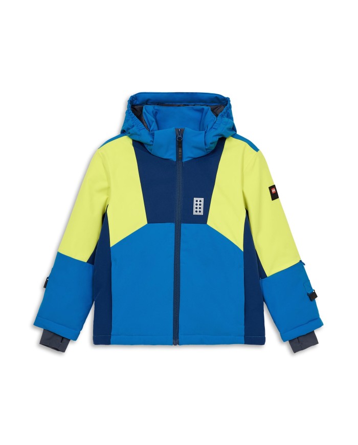Bernumode | Lego: Winter jacket  for boy  LWJAZ 801 (140 g) €74.34 Functional LEGO® ski jacket for kids
Introducing a highly functional LEGO® ski jacket, designed to keep your child warm and comfortable during winter adventures. The cool jacket combines awesome ski features with a trendy design, makint it ideal for everyday use as well as for racing down the slopes.
The water- and windproof winter jacket for boys and girls features a detachable hood mounted on a unique snap button band for safety. When pulled at, the hood releases from the outerwear to reduce the risk of accidents where the kids are stuck on something with the hood. The jacket also includes a safety breakaway buckle in size 98-140 for attaching LEGO gloves to the sleeves. The buckle releases when the glove is pulled, reducing the risk of accidents.
Water column: 10,000 mm for excellent rain protection
Windproof design with a wind placket under the main zipper
The taped seams provide additional protection against the elements
3M™ Scotchlite reflector badges on front and back shaped as LEGO bricks, enhancing visibility in the dark
Hidden ski pass pocket with zipper closure in the sleeve - a must when skiing
Snow skirt with gripper elastic inside the jacket
Stretchy inner cuff with thumbhole for added comfort
Chin guard at the top of the YKK main zipper to protect the delicate skin under the chin
Reflective thread in zipper puller at front pockets
Designed for boys and girls, this LEGO jacket combines functionality with playful style, ensuring your child is ready for any winter adventure.
Specifications• -15 degrees Celsius / 5 Fahrenheit.• 3M reflective badge.• BIONIC-FINISH ECO® water-repellent finish on the surface.• Breathability: 4.000 g/m2/24hours.• Detachable hood.• Durability: 60.000 rubs.• Elastic at hood opening.• Reflective thread in zipper puller at front pockets.• Safety breakaway buckle for attaching the gloves to sleeves. The buckle releases when pulling the gloves.• Safety breakaway buckle only in size 98-140.• Ski pass pocket with zipper closure.• Snow skirt with gripper elastic inside jacket.• Stretchy inner cuff with thumbhole.• Taped seams.• Water column: 10.000 mm.• Wind placket under main zipper.• Windproof.• YKK main zipper.• Zipper pocket(s) on front.
 Bernumode | Lego: Winter jacket  for boy  LWJAZ 801 (140 g) €74.34 Functional LEGO® ski jacket for kids
Introducing a highly functional LEGO® ski jacket, designed to keep your child warm and comfortable during winter adventures. The cool jacket combines awesome ski features with a trendy design, makint it ideal for everyday use as well as for racing down the slopes.
The water- and windproof winter jacket for boys and girls features a detachable hood mounted on a unique snap button band for safety. When pulled at, the hood releases from the outerwear to reduce the risk of accidents where the kids are stuck on something with the hood. The jacket also includes a safety breakaway buckle in size 98-140 for attaching LEGO gloves to the sleeves. The buckle releases when the glove is pulled, reducing the risk of accidents.
Water column: 10,000 mm for excellent rain protection
Windproof design with a wind placket under the main zipper
The taped seams provide additional protection against the elements
3M™ Scotchlite reflector badges on front and back shaped as LEGO bricks, enhancing visibility in the dark
Hidden ski pass pocket with zipper closure in the sleeve - a must when skiing
Snow skirt with gripper elastic inside the jacket
Stretchy inner cuff with thumbhole for added comfort
Chin guard at the top of the YKK main zipper to protect the delicate skin under the chin
Reflective thread in zipper puller at front pockets
Designed for boys and girls, this LEGO jacket combines functionality with playful style, ensuring your child is ready for any winter adventure.
Specifications• -15 degrees Celsius / 5 Fahrenheit.• 3M reflective badge.• BIONIC-FINISH ECO® water-repellent finish on the surface.• Breathability: 4.000 g/m2/24hours.• Detachable hood.• Durability: 60.000 rubs.• Elastic at hood opening.• Reflective thread in zipper puller at front pockets.• Safety breakaway buckle for attaching the gloves to sleeves. The buckle releases when pulling the gloves.• Safety breakaway buckle only in size 98-140.• Ski pass pocket with zipper closure.• Snow skirt with gripper elastic inside jacket.• Stretchy inner cuff with thumbhole.• Taped seams.• Water column: 10.000 mm.• Wind placket under main zipper.• Windproof.• YKK main zipper.• Zipper pocket(s) on front.