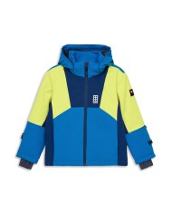 Bernumode | Lego: Winter jacket  for boy  LWJAZ 801 (140 g) €74.34 Functional LEGO® ski jacket for kids
Introducing a highly functional LEGO® ski jacket, designed to keep your child warm and comfortable during winter adventures. The cool jacket combines awesome ski features with a trendy design, makint it ideal for everyday use as well as for racing down the slopes.
The water- and windproof winter jacket for boys and girls features a detachable hood mounted on a unique snap button band for safety. When pulled at, the hood releases from the outerwear to reduce the risk of accidents where the kids are stuck on something with the hood. The jacket also includes a safety breakaway buckle in size 98-140 for attaching LEGO gloves to the sleeves. The buckle releases when the glove is pulled, reducing the risk of accidents.
Water column: 10,000 mm for excellent rain protection
Windproof design with a wind placket under the main zipper
The taped seams provide additional protection against the elements
3M™ Scotchlite reflector badges on front and back shaped as LEGO bricks, enhancing visibility in the dark
Hidden ski pass pocket with zipper closure in the sleeve - a must when skiing
Snow skirt with gripper elastic inside the jacket
Stretchy inner cuff with thumbhole for added comfort
Chin guard at the top of the YKK main zipper to protect the delicate skin under the chin
Reflective thread in zipper puller at front pockets
Designed for boys and girls, this LEGO jacket combines functionality with playful style, ensuring your child is ready for any winter adventure.
Specifications• -15 degrees Celsius / 5 Fahrenheit.• 3M reflective badge.• BIONIC-FINISH ECO® water-repellent finish on the surface.• Breathability: 4.000 g/m2/24hours.• Detachable hood.• Durability: 60.000 rubs.• Elastic at hood opening.• Reflective thread in zipper puller at front pockets.• Safety breakaway buckle for attaching the gloves to sleeves. The buckle releases when pulling the gloves.• Safety breakaway buckle only in size 98-140.• Ski pass pocket with zipper closure.• Snow skirt with gripper elastic inside jacket.• Stretchy inner cuff with thumbhole.• Taped seams.• Water column: 10.000 mm.• Wind placket under main zipper.• Windproof.• YKK main zipper.• Zipper pocket(s) on front.
 Bernumode | Lego: Winter jacket  for boy  LWJAZ 801 (140 g) €74.34 Functional LEGO® ski jacket for kids
Introducing a highly functional LEGO® ski jacket, designed to keep your child warm and comfortable during winter adventures. The cool jacket combines awesome ski features with a trendy design, makint it ideal for everyday use as well as for racing down the slopes.
The water- and windproof winter jacket for boys and girls features a detachable hood mounted on a unique snap button band for safety. When pulled at, the hood releases from the outerwear to reduce the risk of accidents where the kids are stuck on something with the hood. The jacket also includes a safety breakaway buckle in size 98-140 for attaching LEGO gloves to the sleeves. The buckle releases when the glove is pulled, reducing the risk of accidents.
Water column: 10,000 mm for excellent rain protection
Windproof design with a wind placket under the main zipper
The taped seams provide additional protection against the elements
3M™ Scotchlite reflector badges on front and back shaped as LEGO bricks, enhancing visibility in the dark
Hidden ski pass pocket with zipper closure in the sleeve - a must when skiing
Snow skirt with gripper elastic inside the jacket
Stretchy inner cuff with thumbhole for added comfort
Chin guard at the top of the YKK main zipper to protect the delicate skin under the chin
Reflective thread in zipper puller at front pockets
Designed for boys and girls, this LEGO jacket combines functionality with playful style, ensuring your child is ready for any winter adventure.
Specifications• -15 degrees Celsius / 5 Fahrenheit.• 3M reflective badge.• BIONIC-FINISH ECO® water-repellent finish on the surface.• Breathability: 4.000 g/m2/24hours.• Detachable hood.• Durability: 60.000 rubs.• Elastic at hood opening.• Reflective thread in zipper puller at front pockets.• Safety breakaway buckle for attaching the gloves to sleeves. The buckle releases when pulling the gloves.• Safety breakaway buckle only in size 98-140.• Ski pass pocket with zipper closure.• Snow skirt with gripper elastic inside jacket.• Stretchy inner cuff with thumbhole.• Taped seams.• Water column: 10.000 mm.• Wind placket under main zipper.• Windproof.• YKK main zipper.• Zipper pocket(s) on front.