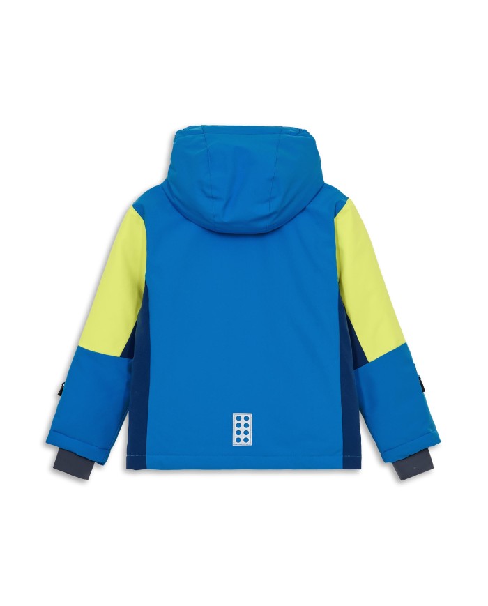 Bernumode | Lego: Winter jacket  for boy  LWJAZ 801 (140 g) €74.34 Functional LEGO® ski jacket for kids
Introducing a highly functional LEGO® ski jacket, designed to keep your child warm and comfortable during winter adventures. The cool jacket combines awesome ski features with a trendy design, makint it ideal for everyday use as well as for racing down the slopes.
The water- and windproof winter jacket for boys and girls features a detachable hood mounted on a unique snap button band for safety. When pulled at, the hood releases from the outerwear to reduce the risk of accidents where the kids are stuck on something with the hood. The jacket also includes a safety breakaway buckle in size 98-140 for attaching LEGO gloves to the sleeves. The buckle releases when the glove is pulled, reducing the risk of accidents.
Water column: 10,000 mm for excellent rain protection
Windproof design with a wind placket under the main zipper
The taped seams provide additional protection against the elements
3M™ Scotchlite reflector badges on front and back shaped as LEGO bricks, enhancing visibility in the dark
Hidden ski pass pocket with zipper closure in the sleeve - a must when skiing
Snow skirt with gripper elastic inside the jacket
Stretchy inner cuff with thumbhole for added comfort
Chin guard at the top of the YKK main zipper to protect the delicate skin under the chin
Reflective thread in zipper puller at front pockets
Designed for boys and girls, this LEGO jacket combines functionality with playful style, ensuring your child is ready for any winter adventure.
Specifications• -15 degrees Celsius / 5 Fahrenheit.• 3M reflective badge.• BIONIC-FINISH ECO® water-repellent finish on the surface.• Breathability: 4.000 g/m2/24hours.• Detachable hood.• Durability: 60.000 rubs.• Elastic at hood opening.• Reflective thread in zipper puller at front pockets.• Safety breakaway buckle for attaching the gloves to sleeves. The buckle releases when pulling the gloves.• Safety breakaway buckle only in size 98-140.• Ski pass pocket with zipper closure.• Snow skirt with gripper elastic inside jacket.• Stretchy inner cuff with thumbhole.• Taped seams.• Water column: 10.000 mm.• Wind placket under main zipper.• Windproof.• YKK main zipper.• Zipper pocket(s) on front.
 Bernumode | Lego: Winter jacket  for boy  LWJAZ 801 (140 g) €74.34 Functional LEGO® ski jacket for kids
Introducing a highly functional LEGO® ski jacket, designed to keep your child warm and comfortable during winter adventures. The cool jacket combines awesome ski features with a trendy design, makint it ideal for everyday use as well as for racing down the slopes.
The water- and windproof winter jacket for boys and girls features a detachable hood mounted on a unique snap button band for safety. When pulled at, the hood releases from the outerwear to reduce the risk of accidents where the kids are stuck on something with the hood. The jacket also includes a safety breakaway buckle in size 98-140 for attaching LEGO gloves to the sleeves. The buckle releases when the glove is pulled, reducing the risk of accidents.
Water column: 10,000 mm for excellent rain protection
Windproof design with a wind placket under the main zipper
The taped seams provide additional protection against the elements
3M™ Scotchlite reflector badges on front and back shaped as LEGO bricks, enhancing visibility in the dark
Hidden ski pass pocket with zipper closure in the sleeve - a must when skiing
Snow skirt with gripper elastic inside the jacket
Stretchy inner cuff with thumbhole for added comfort
Chin guard at the top of the YKK main zipper to protect the delicate skin under the chin
Reflective thread in zipper puller at front pockets
Designed for boys and girls, this LEGO jacket combines functionality with playful style, ensuring your child is ready for any winter adventure.
Specifications• -15 degrees Celsius / 5 Fahrenheit.• 3M reflective badge.• BIONIC-FINISH ECO® water-repellent finish on the surface.• Breathability: 4.000 g/m2/24hours.• Detachable hood.• Durability: 60.000 rubs.• Elastic at hood opening.• Reflective thread in zipper puller at front pockets.• Safety breakaway buckle for attaching the gloves to sleeves. The buckle releases when pulling the gloves.• Safety breakaway buckle only in size 98-140.• Ski pass pocket with zipper closure.• Snow skirt with gripper elastic inside jacket.• Stretchy inner cuff with thumbhole.• Taped seams.• Water column: 10.000 mm.• Wind placket under main zipper.• Windproof.• YKK main zipper.• Zipper pocket(s) on front.