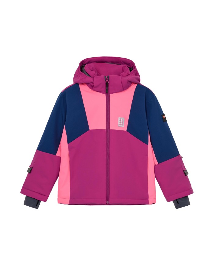 Bernumode | Lego: Winter jacket  for girl  LWJAZ 801 (140 g) €74.34 Functional LEGO® ski jacket for kids
Introducing a highly functional LEGO® ski jacket, designed to keep your child warm and comfortable during winter adventures. The cool jacket combines awesome ski features with a trendy design, makint it ideal for everyday use as well as for racing down the slopes.
The water- and windproof winter jacket for boys and girls features a detachable hood mounted on a unique snap button band for safety. When pulled at, the hood releases from the outerwear to reduce the risk of accidents where the kids are stuck on something with the hood. The jacket also includes a safety breakaway buckle in size 98-140 for attaching LEGO gloves to the sleeves. The buckle releases when the glove is pulled, reducing the risk of accidents.
Water column: 10,000 mm for excellent rain protection
Windproof design with a wind placket under the main zipper
The taped seams provide additional protection against the elements
3M™ Scotchlite reflector badges on front and back shaped as LEGO bricks, enhancing visibility in the dark
Hidden ski pass pocket with zipper closure in the sleeve - a must when skiing
Snow skirt with gripper elastic inside the jacket
Stretchy inner cuff with thumbhole for added comfort
Chin guard at the top of the YKK main zipper to protect the delicate skin under the chin
Reflective thread in zipper puller at front pockets
Designed for boys and girls, this LEGO jacket combines functionality with playful style, ensuring your child is ready for any winter adventure.
Specifications• -15 degrees Celsius / 5 Fahrenheit.• 3M reflective badge.• BIONIC-FINISH ECO® water-repellent finish on the surface.• Breathability: 4.000 g/m2/24hours.• Detachable hood.• Durability: 60.000 rubs.• Elastic at hood opening.• Reflective thread in zipper puller at front pockets.• Safety breakaway buckle for attaching the gloves to sleeves. The buckle releases when pulling the gloves.• Safety breakaway buckle only in size 98-140.• Ski pass pocket with zipper closure.• Snow skirt with gripper elastic inside jacket.• Stretchy inner cuff with thumbhole.• Taped seams.• Water column: 10.000 mm.• Wind placket under main zipper.• Windproof.• YKK main zipper.• Zipper pocket(s) on front.
 Bernumode | Lego: Winter jacket  for girl  LWJAZ 801 (140 g) €74.34 Functional LEGO® ski jacket for kids
Introducing a highly functional LEGO® ski jacket, designed to keep your child warm and comfortable during winter adventures. The cool jacket combines awesome ski features with a trendy design, makint it ideal for everyday use as well as for racing down the slopes.
The water- and windproof winter jacket for boys and girls features a detachable hood mounted on a unique snap button band for safety. When pulled at, the hood releases from the outerwear to reduce the risk of accidents where the kids are stuck on something with the hood. The jacket also includes a safety breakaway buckle in size 98-140 for attaching LEGO gloves to the sleeves. The buckle releases when the glove is pulled, reducing the risk of accidents.
Water column: 10,000 mm for excellent rain protection
Windproof design with a wind placket under the main zipper
The taped seams provide additional protection against the elements
3M™ Scotchlite reflector badges on front and back shaped as LEGO bricks, enhancing visibility in the dark
Hidden ski pass pocket with zipper closure in the sleeve - a must when skiing
Snow skirt with gripper elastic inside the jacket
Stretchy inner cuff with thumbhole for added comfort
Chin guard at the top of the YKK main zipper to protect the delicate skin under the chin
Reflective thread in zipper puller at front pockets
Designed for boys and girls, this LEGO jacket combines functionality with playful style, ensuring your child is ready for any winter adventure.
Specifications• -15 degrees Celsius / 5 Fahrenheit.• 3M reflective badge.• BIONIC-FINISH ECO® water-repellent finish on the surface.• Breathability: 4.000 g/m2/24hours.• Detachable hood.• Durability: 60.000 rubs.• Elastic at hood opening.• Reflective thread in zipper puller at front pockets.• Safety breakaway buckle for attaching the gloves to sleeves. The buckle releases when pulling the gloves.• Safety breakaway buckle only in size 98-140.• Ski pass pocket with zipper closure.• Snow skirt with gripper elastic inside jacket.• Stretchy inner cuff with thumbhole.• Taped seams.• Water column: 10.000 mm.• Wind placket under main zipper.• Windproof.• YKK main zipper.• Zipper pocket(s) on front.