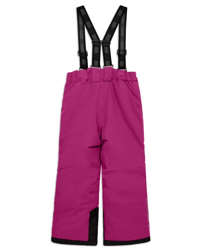 Bernumode | Lego: Kids' waterproof ski pants, LWPOWAI 708  (120 g) €66.90 Durable LEGO® ski pants for kids
These LEGO® ski pants are designed to keep boys and girls comfortable and protected during winter adventures. With a focus on functionality and style, these pants are perfect for skiing and other snowy activities.They have a 10.000 mm water column and are manufactured with fully taped seams to ensure that they keep your son or daughter dry on the playground as well as on the slopes. The durable, breathable, windproof, and even completely waterproof ski pants are reinforced at the leg opening with Cordura reinforcement and have a snow skirt with gripper elastic inside to keep snow out.
Water column of 10,000 mm provides protection from the rain
BIONIC-FINISH ECO® water-repellent finish on the surface
Windproof design to keep the cold at bay
Durability: withstand 60,000 rubs
Cordura reinforcement at the leg opening and inseam for durability
Fully taped seams to ensure that the snowpants are waterproof
Length extension feature inside legs for growing kids
3M reflective piping at the bottom part of the ski pants
Detachable and adjustable suspenders for a perfect fit
The integrated elastics at the waist provide added comfort
Snow skirt with gripper elastic inside bottom legs to keep snow out
Quality YKK main zipper and snap button closure
Zipper pockets on the front
The pants feature a breathable design with a breathability rating of 4,000 g/m2/24hours, ensuring comfort during active play. The reflective thread in the zipper puller at the front pockets adds a touch of safety, while the snap button at the front opening ensures easy wear. Inside the ski pants, there is a smart feature: The length of the trousers can be adjusted by one size, so they can be worn for a longer period of time. All in all, these high-quality ski pants will make your kid's winter adventures even more fun!
Specifications• -15 degrees Celsius / 5 Fahrenheit.• 3M reflective piping.• BIONIC-FINISH ECO® water-repellent finish on the surface.• Breathability: 4.000 g/m2/24hours.• Cordura reinforcement.• Detachable and adjustable suspenders.• Durability: 60.000 rubs.• Elastic at waist sides.• Fully taped seams.• Length extension feature inside legs.• Reflective thread in zipper puller at front pockets.• Snap button at front opening.• Snow skirt with gripper elastic inside bottom legs.• Water column: 10.000 mm.• Windproof.• YKK main zipper.• Zipper pocket(s) on front.
 Bernumode | Lego: Kids' waterproof ski pants, LWPOWAI 708  (120 g) €66.90 Durable LEGO® ski pants for kids
These LEGO® ski pants are designed to keep boys and girls comfortable and protected during winter adventures. With a focus on functionality and style, these pants are perfect for skiing and other snowy activities.They have a 10.000 mm water column and are manufactured with fully taped seams to ensure that they keep your son or daughter dry on the playground as well as on the slopes. The durable, breathable, windproof, and even completely waterproof ski pants are reinforced at the leg opening with Cordura reinforcement and have a snow skirt with gripper elastic inside to keep snow out.
Water column of 10,000 mm provides protection from the rain
BIONIC-FINISH ECO® water-repellent finish on the surface
Windproof design to keep the cold at bay
Durability: withstand 60,000 rubs
Cordura reinforcement at the leg opening and inseam for durability
Fully taped seams to ensure that the snowpants are waterproof
Length extension feature inside legs for growing kids
3M reflective piping at the bottom part of the ski pants
Detachable and adjustable suspenders for a perfect fit
The integrated elastics at the waist provide added comfort
Snow skirt with gripper elastic inside bottom legs to keep snow out
Quality YKK main zipper and snap button closure
Zipper pockets on the front
The pants feature a breathable design with a breathability rating of 4,000 g/m2/24hours, ensuring comfort during active play. The reflective thread in the zipper puller at the front pockets adds a touch of safety, while the snap button at the front opening ensures easy wear. Inside the ski pants, there is a smart feature: The length of the trousers can be adjusted by one size, so they can be worn for a longer period of time. All in all, these high-quality ski pants will make your kid's winter adventures even more fun!
Specifications• -15 degrees Celsius / 5 Fahrenheit.• 3M reflective piping.• BIONIC-FINISH ECO® water-repellent finish on the surface.• Breathability: 4.000 g/m2/24hours.• Cordura reinforcement.• Detachable and adjustable suspenders.• Durability: 60.000 rubs.• Elastic at waist sides.• Fully taped seams.• Length extension feature inside legs.• Reflective thread in zipper puller at front pockets.• Snap button at front opening.• Snow skirt with gripper elastic inside bottom legs.• Water column: 10.000 mm.• Windproof.• YKK main zipper.• Zipper pocket(s) on front.
