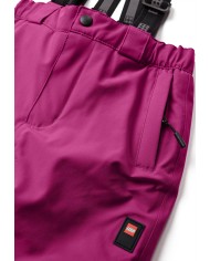 Bernumode | Lego: Kids' waterproof ski pants, LWPOWAI 708  (120 g) €66.90 Durable LEGO® ski pants for kids
These LEGO® ski pants are designed to keep boys and girls comfortable and protected during winter adventures. With a focus on functionality and style, these pants are perfect for skiing and other snowy activities.They have a 10.000 mm water column and are manufactured with fully taped seams to ensure that they keep your son or daughter dry on the playground as well as on the slopes. The durable, breathable, windproof, and even completely waterproof ski pants are reinforced at the leg opening with Cordura reinforcement and have a snow skirt with gripper elastic inside to keep snow out.
Water column of 10,000 mm provides protection from the rain
BIONIC-FINISH ECO® water-repellent finish on the surface
Windproof design to keep the cold at bay
Durability: withstand 60,000 rubs
Cordura reinforcement at the leg opening and inseam for durability
Fully taped seams to ensure that the snowpants are waterproof
Length extension feature inside legs for growing kids
3M reflective piping at the bottom part of the ski pants
Detachable and adjustable suspenders for a perfect fit
The integrated elastics at the waist provide added comfort
Snow skirt with gripper elastic inside bottom legs to keep snow out
Quality YKK main zipper and snap button closure
Zipper pockets on the front
The pants feature a breathable design with a breathability rating of 4,000 g/m2/24hours, ensuring comfort during active play. The reflective thread in the zipper puller at the front pockets adds a touch of safety, while the snap button at the front opening ensures easy wear. Inside the ski pants, there is a smart feature: The length of the trousers can be adjusted by one size, so they can be worn for a longer period of time. All in all, these high-quality ski pants will make your kid's winter adventures even more fun!
Specifications• -15 degrees Celsius / 5 Fahrenheit.• 3M reflective piping.• BIONIC-FINISH ECO® water-repellent finish on the surface.• Breathability: 4.000 g/m2/24hours.• Cordura reinforcement.• Detachable and adjustable suspenders.• Durability: 60.000 rubs.• Elastic at waist sides.• Fully taped seams.• Length extension feature inside legs.• Reflective thread in zipper puller at front pockets.• Snap button at front opening.• Snow skirt with gripper elastic inside bottom legs.• Water column: 10.000 mm.• Windproof.• YKK main zipper.• Zipper pocket(s) on front.
 Bernumode | Lego: Kids' waterproof ski pants, LWPOWAI 708  (120 g) €66.90 Durable LEGO® ski pants for kids
These LEGO® ski pants are designed to keep boys and girls comfortable and protected during winter adventures. With a focus on functionality and style, these pants are perfect for skiing and other snowy activities.They have a 10.000 mm water column and are manufactured with fully taped seams to ensure that they keep your son or daughter dry on the playground as well as on the slopes. The durable, breathable, windproof, and even completely waterproof ski pants are reinforced at the leg opening with Cordura reinforcement and have a snow skirt with gripper elastic inside to keep snow out.
Water column of 10,000 mm provides protection from the rain
BIONIC-FINISH ECO® water-repellent finish on the surface
Windproof design to keep the cold at bay
Durability: withstand 60,000 rubs
Cordura reinforcement at the leg opening and inseam for durability
Fully taped seams to ensure that the snowpants are waterproof
Length extension feature inside legs for growing kids
3M reflective piping at the bottom part of the ski pants
Detachable and adjustable suspenders for a perfect fit
The integrated elastics at the waist provide added comfort
Snow skirt with gripper elastic inside bottom legs to keep snow out
Quality YKK main zipper and snap button closure
Zipper pockets on the front
The pants feature a breathable design with a breathability rating of 4,000 g/m2/24hours, ensuring comfort during active play. The reflective thread in the zipper puller at the front pockets adds a touch of safety, while the snap button at the front opening ensures easy wear. Inside the ski pants, there is a smart feature: The length of the trousers can be adjusted by one size, so they can be worn for a longer period of time. All in all, these high-quality ski pants will make your kid's winter adventures even more fun!
Specifications• -15 degrees Celsius / 5 Fahrenheit.• 3M reflective piping.• BIONIC-FINISH ECO® water-repellent finish on the surface.• Breathability: 4.000 g/m2/24hours.• Cordura reinforcement.• Detachable and adjustable suspenders.• Durability: 60.000 rubs.• Elastic at waist sides.• Fully taped seams.• Length extension feature inside legs.• Reflective thread in zipper puller at front pockets.• Snap button at front opening.• Snow skirt with gripper elastic inside bottom legs.• Water column: 10.000 mm.• Windproof.• YKK main zipper.• Zipper pocket(s) on front.