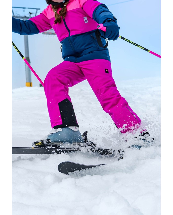 Bernumode | Lego: Kids' waterproof ski pants, LWPOWAI 708  (120 g) €66.90 Durable LEGO® ski pants for kids
These LEGO® ski pants are designed to keep boys and girls comfortable and protected during winter adventures. With a focus on functionality and style, these pants are perfect for skiing and other snowy activities.They have a 10.000 mm water column and are manufactured with fully taped seams to ensure that they keep your son or daughter dry on the playground as well as on the slopes. The durable, breathable, windproof, and even completely waterproof ski pants are reinforced at the leg opening with Cordura reinforcement and have a snow skirt with gripper elastic inside to keep snow out.
Water column of 10,000 mm provides protection from the rain
BIONIC-FINISH ECO® water-repellent finish on the surface
Windproof design to keep the cold at bay
Durability: withstand 60,000 rubs
Cordura reinforcement at the leg opening and inseam for durability
Fully taped seams to ensure that the snowpants are waterproof
Length extension feature inside legs for growing kids
3M reflective piping at the bottom part of the ski pants
Detachable and adjustable suspenders for a perfect fit
The integrated elastics at the waist provide added comfort
Snow skirt with gripper elastic inside bottom legs to keep snow out
Quality YKK main zipper and snap button closure
Zipper pockets on the front
The pants feature a breathable design with a breathability rating of 4,000 g/m2/24hours, ensuring comfort during active play. The reflective thread in the zipper puller at the front pockets adds a touch of safety, while the snap button at the front opening ensures easy wear. Inside the ski pants, there is a smart feature: The length of the trousers can be adjusted by one size, so they can be worn for a longer period of time. All in all, these high-quality ski pants will make your kid's winter adventures even more fun!
Specifications• -15 degrees Celsius / 5 Fahrenheit.• 3M reflective piping.• BIONIC-FINISH ECO® water-repellent finish on the surface.• Breathability: 4.000 g/m2/24hours.• Cordura reinforcement.• Detachable and adjustable suspenders.• Durability: 60.000 rubs.• Elastic at waist sides.• Fully taped seams.• Length extension feature inside legs.• Reflective thread in zipper puller at front pockets.• Snap button at front opening.• Snow skirt with gripper elastic inside bottom legs.• Water column: 10.000 mm.• Windproof.• YKK main zipper.• Zipper pocket(s) on front.
 Bernumode | Lego: Kids' waterproof ski pants, LWPOWAI 708  (120 g) €66.90 Durable LEGO® ski pants for kids
These LEGO® ski pants are designed to keep boys and girls comfortable and protected during winter adventures. With a focus on functionality and style, these pants are perfect for skiing and other snowy activities.They have a 10.000 mm water column and are manufactured with fully taped seams to ensure that they keep your son or daughter dry on the playground as well as on the slopes. The durable, breathable, windproof, and even completely waterproof ski pants are reinforced at the leg opening with Cordura reinforcement and have a snow skirt with gripper elastic inside to keep snow out.
Water column of 10,000 mm provides protection from the rain
BIONIC-FINISH ECO® water-repellent finish on the surface
Windproof design to keep the cold at bay
Durability: withstand 60,000 rubs
Cordura reinforcement at the leg opening and inseam for durability
Fully taped seams to ensure that the snowpants are waterproof
Length extension feature inside legs for growing kids
3M reflective piping at the bottom part of the ski pants
Detachable and adjustable suspenders for a perfect fit
The integrated elastics at the waist provide added comfort
Snow skirt with gripper elastic inside bottom legs to keep snow out
Quality YKK main zipper and snap button closure
Zipper pockets on the front
The pants feature a breathable design with a breathability rating of 4,000 g/m2/24hours, ensuring comfort during active play. The reflective thread in the zipper puller at the front pockets adds a touch of safety, while the snap button at the front opening ensures easy wear. Inside the ski pants, there is a smart feature: The length of the trousers can be adjusted by one size, so they can be worn for a longer period of time. All in all, these high-quality ski pants will make your kid's winter adventures even more fun!
Specifications• -15 degrees Celsius / 5 Fahrenheit.• 3M reflective piping.• BIONIC-FINISH ECO® water-repellent finish on the surface.• Breathability: 4.000 g/m2/24hours.• Cordura reinforcement.• Detachable and adjustable suspenders.• Durability: 60.000 rubs.• Elastic at waist sides.• Fully taped seams.• Length extension feature inside legs.• Reflective thread in zipper puller at front pockets.• Snap button at front opening.• Snow skirt with gripper elastic inside bottom legs.• Water column: 10.000 mm.• Windproof.• YKK main zipper.• Zipper pocket(s) on front.