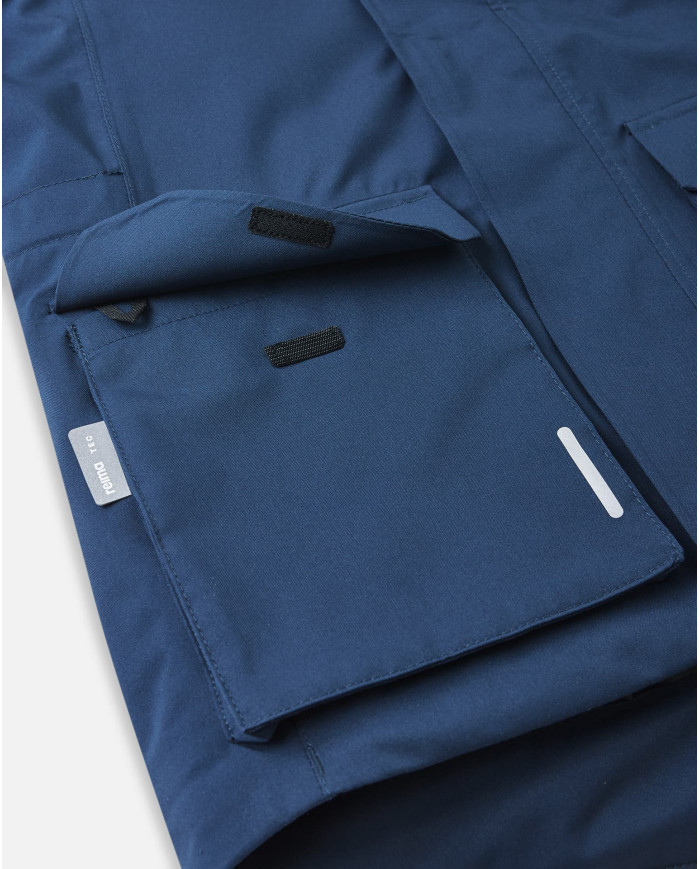 Bernumode | Reima: Reimatec winter jacket for teenagers, Ajaton(160 g) €118.17 


• All seams sealed waterproof• Smooth polyester lining• Fellex® insulation• Safe, detachable and adjustable hood with detachable faux fur trim• Adjustable cuffs• Two flap pockets• Zipped chest pocket• Adjustable waist
Sustainability
• bluesign® product• bluesign® approved main material, lining and insulation• Fluorocarbon-free water and dirt repellent finish BIONIC-FINISH®ECO• Contains certified recycled fibers• 100% recycled insulation




