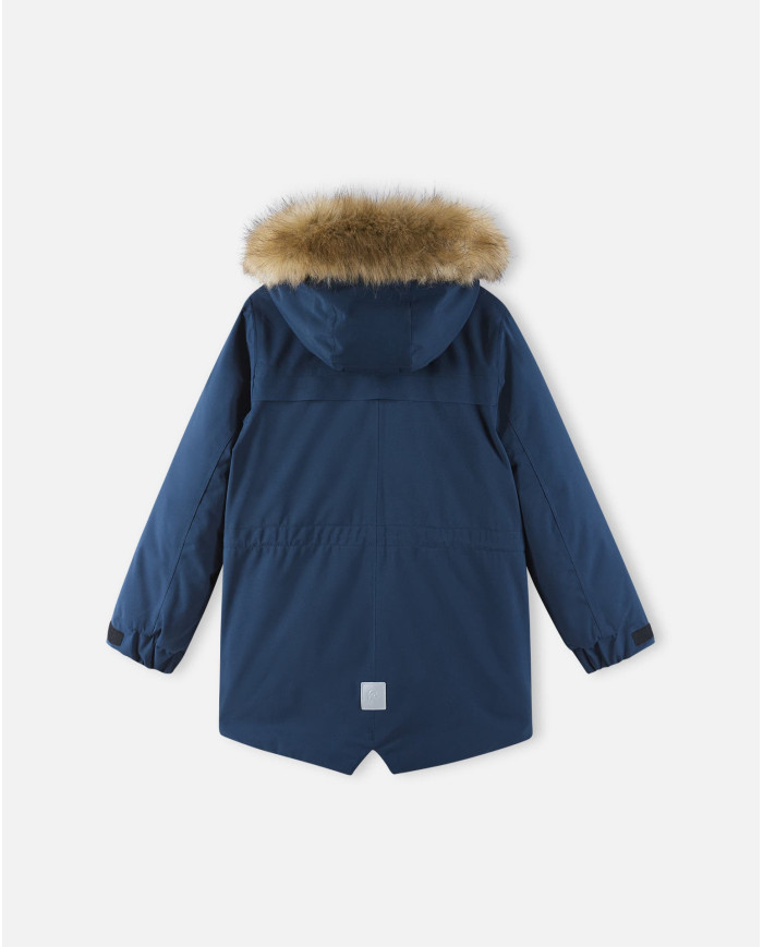 Bernumode | Reima: Reimatec winter jacket for teenagers, Ajaton(160 g) €118.17 


• All seams sealed waterproof• Smooth polyester lining• Fellex® insulation• Safe, detachable and adjustable hood with detachable faux fur trim• Adjustable cuffs• Two flap pockets• Zipped chest pocket• Adjustable waist
Sustainability
• bluesign® product• bluesign® approved main material, lining and insulation• Fluorocarbon-free water and dirt repellent finish BIONIC-FINISH®ECO• Contains certified recycled fibers• 100% recycled insulation




