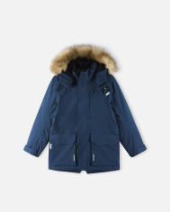 Bernumode | Reima: Reimatec winter jacket for teenagers, Ajaton(160 g) €118.17 


• All seams sealed waterproof• Smooth polyester lining• Fellex® insulation• Safe, detachable and adjustable hood with detachable faux fur trim• Adjustable cuffs• Two flap pockets• Zipped chest pocket• Adjustable waist
Sustainability
• bluesign® product• bluesign® approved main material, lining and insulation• Fluorocarbon-free water and dirt repellent finish BIONIC-FINISH®ECO• Contains certified recycled fibers• 100% recycled insulation




