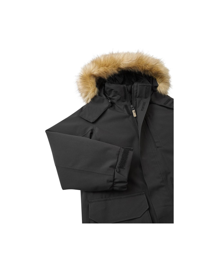 Bernumode | Reima: Reimatec winter jacket for teenagers, Ajaton(160 g) €118.17 




A classic, long-lasting waterproof winter coat for kids. This insulated jacket comes with handy details and lots of recycled fibers. The name, Ajaton, is Finnish for 'timeless'. Old Naapuri renewed.






Meet the Ajaton kids' waterproof winter jacket, expertly crafted for your little adventurer. Boasting full waterproofing with all seams taped, this jacket keeps the chill at bay while ensuring your child remains dry and comfortable. The durable material breathes well and is resistant to water and dirt, making clean-up a breeze. The 100% recycled insulation offers convenient warmth. For added comfort, the jacket features an adjustable waist, cuffs and a safe, detachable hood with faux fur trim. Plus, it comes with two handy flap pockets and a zipped chest pocket for their little treasures. While the reflective details can help make kids more visible in the dark, it's a bright idea to hang a reflector in the loop that's hidden under the right-hand side front pocket flap! 




• All seams sealed waterproof• Smooth polyester lining• Fellex® insulation• Safe, detachable and adjustable hood with detachable faux fur trim• Adjustable cuffs• Two flap pockets• Zipped chest pocket• Adjustable waist
Sustainability
• bluesign® product• bluesign® approved main material, lining and insulation• Fluorocarbon-free water and dirt repellent finish BIONIC-FINISH®ECO• Contains certified recycled fibers• 100% recycled insulation




