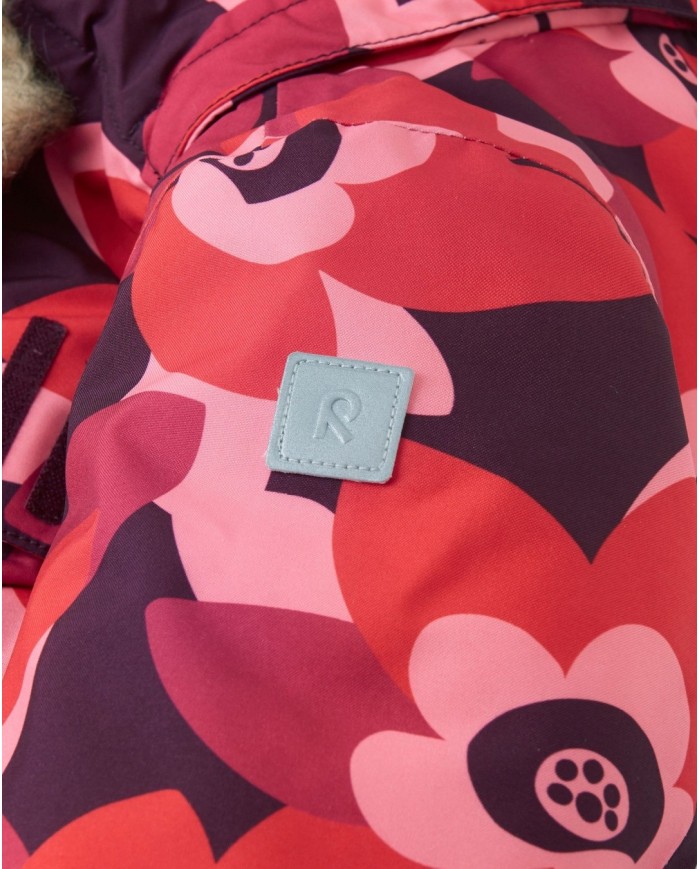 Bernumode | Reima: Reimatec winter jacket forgirl, Muurame (200 g) €104.96 




Waterproof, breathable winter jacket for kids. Very durable and windproof, as well as dirt-repellent. Slightly shaped cut.





This water- and windproof Reimatec kids' winter jacket is made from a dirt-repellent and breathable material that won't make your little one feel sweaty. All its seams have been sealed for a waterproof finish. The waist of this puffy design can be adjusted at the back, and the hem and cuffs are adjustable too. Thanks to the smooth lining, the jacket is easy to slide on. The removable hood, finished with a detachable faux-fur trim, combines with the reflective details to create even more of a functional finish. The zip pockets and inner chest pocket are perfect for storing kids' most prized possessions. This easy-wear kids' insulated jacket can also be tumble-dried.




• All seams sealed waterproof• Durable material• Smooth polyester lining• Warm insulation• Fellex® insulation• Safe, detachable and adjustable hood with detachable faux fur trim• Elastic cuffs• Two zip pockets• Inner chest pocket from size 116 onward• Adjustable waist and hem
Sustainability• bluesign® product• bluesign® approved main material, lining and insulation• Fluorocarbon-free water and dirt repellent finish BIONIC-FINISH®ECO• Contains certified recycled fibers• 100% recycled insulation• The fabric is digitally printed saving energy, water and colorants

