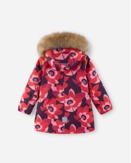 Bernumode | Reima: Reimatec winter jacket forgirl, Muurame (200 g) €104.96 




Waterproof, breathable winter jacket for kids. Very durable and windproof, as well as dirt-repellent. Slightly shaped cut.





This water- and windproof Reimatec kids' winter jacket is made from a dirt-repellent and breathable material that won't make your little one feel sweaty. All its seams have been sealed for a waterproof finish. The waist of this puffy design can be adjusted at the back, and the hem and cuffs are adjustable too. Thanks to the smooth lining, the jacket is easy to slide on. The removable hood, finished with a detachable faux-fur trim, combines with the reflective details to create even more of a functional finish. The zip pockets and inner chest pocket are perfect for storing kids' most prized possessions. This easy-wear kids' insulated jacket can also be tumble-dried.




• All seams sealed waterproof• Durable material• Smooth polyester lining• Warm insulation• Fellex® insulation• Safe, detachable and adjustable hood with detachable faux fur trim• Elastic cuffs• Two zip pockets• Inner chest pocket from size 116 onward• Adjustable waist and hem
Sustainability• bluesign® product• bluesign® approved main material, lining and insulation• Fluorocarbon-free water and dirt repellent finish BIONIC-FINISH®ECO• Contains certified recycled fibers• 100% recycled insulation• The fabric is digitally printed saving energy, water and colorants
