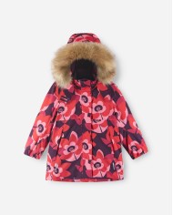 Bernumode | Reima: Reimatec winter jacket forgirl, Muurame (200 g) €104.96 




Waterproof, breathable winter jacket for kids. Very durable and windproof, as well as dirt-repellent. Slightly shaped cut.





This water- and windproof Reimatec kids' winter jacket is made from a dirt-repellent and breathable material that won't make your little one feel sweaty. All its seams have been sealed for a waterproof finish. The waist of this puffy design can be adjusted at the back, and the hem and cuffs are adjustable too. Thanks to the smooth lining, the jacket is easy to slide on. The removable hood, finished with a detachable faux-fur trim, combines with the reflective details to create even more of a functional finish. The zip pockets and inner chest pocket are perfect for storing kids' most prized possessions. This easy-wear kids' insulated jacket can also be tumble-dried.




• All seams sealed waterproof• Durable material• Smooth polyester lining• Warm insulation• Fellex® insulation• Safe, detachable and adjustable hood with detachable faux fur trim• Elastic cuffs• Two zip pockets• Inner chest pocket from size 116 onward• Adjustable waist and hem
Sustainability• bluesign® product• bluesign® approved main material, lining and insulation• Fluorocarbon-free water and dirt repellent finish BIONIC-FINISH®ECO• Contains certified recycled fibers• 100% recycled insulation• The fabric is digitally printed saving energy, water and colorants
