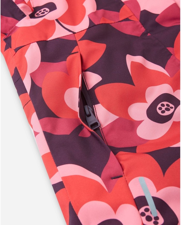Bernumode | Reima: Reimatec winter jacket forgirl, Muurame (200 g) €104.96 




Waterproof, breathable winter jacket for kids. Very durable and windproof, as well as dirt-repellent. Slightly shaped cut.





This water- and windproof Reimatec kids' winter jacket is made from a dirt-repellent and breathable material that won't make your little one feel sweaty. All its seams have been sealed for a waterproof finish. The waist of this puffy design can be adjusted at the back, and the hem and cuffs are adjustable too. Thanks to the smooth lining, the jacket is easy to slide on. The removable hood, finished with a detachable faux-fur trim, combines with the reflective details to create even more of a functional finish. The zip pockets and inner chest pocket are perfect for storing kids' most prized possessions. This easy-wear kids' insulated jacket can also be tumble-dried.




• All seams sealed waterproof• Durable material• Smooth polyester lining• Warm insulation• Fellex® insulation• Safe, detachable and adjustable hood with detachable faux fur trim• Elastic cuffs• Two zip pockets• Inner chest pocket from size 116 onward• Adjustable waist and hem
Sustainability• bluesign® product• bluesign® approved main material, lining and insulation• Fluorocarbon-free water and dirt repellent finish BIONIC-FINISH®ECO• Contains certified recycled fibers• 100% recycled insulation• The fabric is digitally printed saving energy, water and colorants
