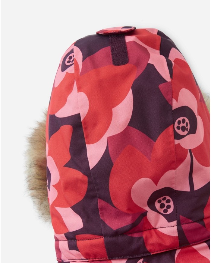 Bernumode | Reima: Reimatec winter jacket forgirl, Muurame (200 g) €104.96 




Waterproof, breathable winter jacket for kids. Very durable and windproof, as well as dirt-repellent. Slightly shaped cut.





This water- and windproof Reimatec kids' winter jacket is made from a dirt-repellent and breathable material that won't make your little one feel sweaty. All its seams have been sealed for a waterproof finish. The waist of this puffy design can be adjusted at the back, and the hem and cuffs are adjustable too. Thanks to the smooth lining, the jacket is easy to slide on. The removable hood, finished with a detachable faux-fur trim, combines with the reflective details to create even more of a functional finish. The zip pockets and inner chest pocket are perfect for storing kids' most prized possessions. This easy-wear kids' insulated jacket can also be tumble-dried.




• All seams sealed waterproof• Durable material• Smooth polyester lining• Warm insulation• Fellex® insulation• Safe, detachable and adjustable hood with detachable faux fur trim• Elastic cuffs• Two zip pockets• Inner chest pocket from size 116 onward• Adjustable waist and hem
Sustainability• bluesign® product• bluesign® approved main material, lining and insulation• Fluorocarbon-free water and dirt repellent finish BIONIC-FINISH®ECO• Contains certified recycled fibers• 100% recycled insulation• The fabric is digitally printed saving energy, water and colorants
