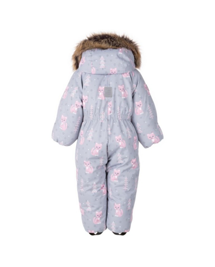 Bernumode | Lenne: Baby overall DERRY 250 g €61.92 EXTRA WARM ⁑⁑ insulation is the best choice for frosty weather. Breathable fabric keeps your child from sweating. Heat retaining capacity is much higher than in usual wadding. Offers wearers comfort and freedom of movement in -1..-30°C.
Fold-over cuffs to keep your babies hands and feet warm. Tip: buy a bigger size and fold the cuffs. As you baby grows little hands and feet will come out and need just a pair of mittens and booties.
Soft and gentle lining is made of natural material that comforts and keeps your baby warm. Standard 100 by Oeko-Tex fabrics are certified free of harmful chemicals, are skin friendly and guarantee the safety of the fabric.
Reflective fabric, the print on the fabric reflects in the dark and makes child more visible



Extra warm winter overall with fun print is perfect for enjoying winter fun!
Warm winter overall with adorable print is gorgeous and comfortable. Winter inspired patterns are perfect for making snow angels and enjoying all sorts of winter fun. Adjust the overall as your child grows by folding cuffs on hands and feet or by folding them open and adding mittens with booties. Elastic foot loops keep trouser legs securely on the booties. Reflective details make the child visible in the dark.




