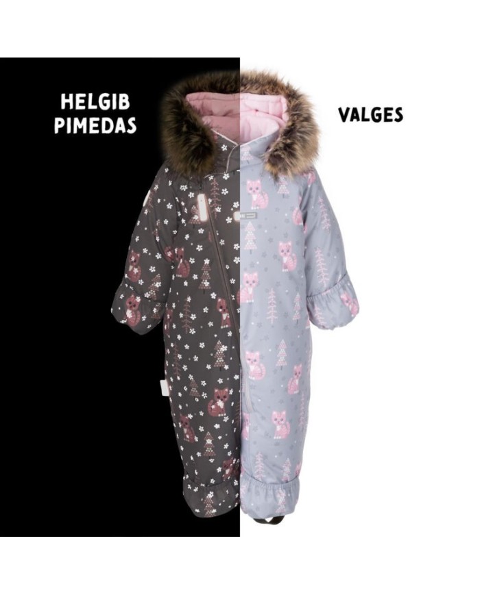 Bernumode | LENNE: Зимний комбинезон DERRY 250 г 61,92 € Утеплитель EXTRA WARM ⁑⁑ — лучший выбор для морозной погоды. Дышащая ткань не дает ребенку потеть. Теплоудерживающая способность намного выше, чем у обычного утеплителя. Обеспечивает комфорт и свободу движений при температуре от -1 до -30 °C.Отвороты манжет, чтобы держать руки и ноги вашего ребенка в тепле. Совет: купите больший размер и отверните манжеты. По мере роста ребенка маленькие ручки и ножки вылезут наружу, и вам понадобится всего лишь пара варежек и пинеток.Мягкая и нежная подкладка из натурального материала, который успокаивает и сохраняет тепло вашего ребенка. Ткани Standard 100 от Oeko-Tex сертифицированы как не содержащие вредных химических веществ, не вызывают раздражения кожи и гарантируют безопасность ткани.Светоотражающая ткань, принт на ткани отражается в темноте и делает ребенка более заметным
Очень теплый зимний комбинезон с веселым принтом идеально подойдет для наслаждения зимними развлечениями!
Теплый зимний комбинезон с очаровательным принтом великолепен и удобен. Зимние узоры идеально подходят для создания снежных ангелов и наслаждения всеми видами зимних развлечений. Отрегулируйте комбинезон по мере роста ребенка, сложив манжеты на руках и ногах или расстегнув их и добавив варежки с пинетками. Эластичные шлевки надежно удерживают штанины на пинетках. Светоотражающие детали делают ребенка заметным в темноте.

