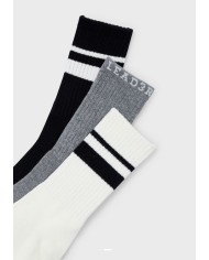 Bernumode | Mayoral: Set of 3 socks for boy €10.33 Set of 3 pairs of children’s socks made from organic cotton. Soft, comfortable, and safe for delicate skin. Perfect for everyday wear.