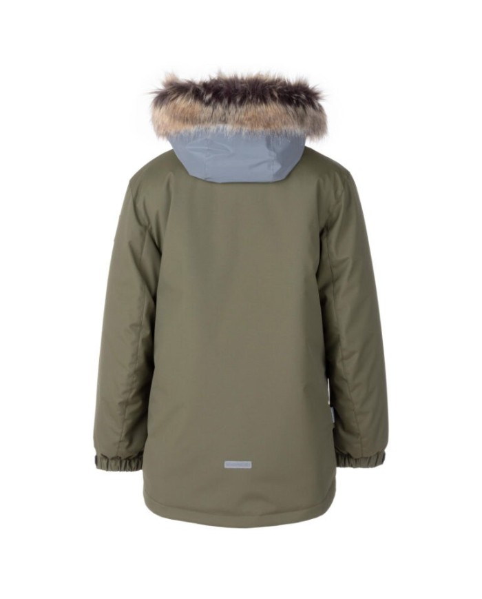 Bernumode | LENNE: Зимняя Куртка/Парка  WILLEM 250 г 105,72 € 
Высокотехнологичная ткань Active + имеет водонепроницаемую мембрану, которая препятствует проникновению воды сквозь изделие. В то же время ткань обладает способностью испарять пот.
Водостойкость: 10000 ммВоздухопроводимость: 10000 г/ м²/24 ч
Водо- и грязеотталкивающая способность: обработка DWR (Durable Water Repellent)
Материал верха: 100% полиамид+PU, Ткань-Active plus. Ткань Cordura (сверхпрочная и износостойкая).
Материал подкладки: 100% полиэстер.
Утеплитель: Isosoft (250 гр).

Крутая парка для мальчиков из водонепроницаемой ткани ActivePlus!Простая однотонная зимняя парка для мальчиков отличается крутым меховым воротником и капюшоном. Парка из водонепроницаемой и дышащей ткани ActivePlus обеспечивает максимальный комфорт в любое время. Водонепроницаемая поверхность ткани защищает от ветра, дождя и снега, не деформируется и выдерживает регулярную стирку, сохраняя свои первоначальные качества. Спереди у парки есть два глубоких кармана и два нагрудных кармана, концы рукавов можно отрегулировать с помощью застежки-липучки, а военные планки на концах рукавов предотвращают проникновение холода!