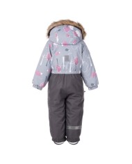 Bernumode | Lenne: Baby overall JESSE 250 g €72.66 
The high-tech Active+ fabric provides maximum protection even in the most changeable weather – its membrane is waterproof yet breathable, allowing moisture to escape from the body. With a waterproof rating of 10,000 mm, breathability of 10,000 g/m²/24 h, windproof performance, and a DWR-treated water-repellent surface, it keeps the wearer warm and dry in any situation.
EXTRA WARM – perfect for extreme cold, down to –30 °C. Keeps warm while breathable materials help prevent overheating. The padding is made from recycled materials.
Additional insulation on the back of the pants. Whether your child is enjoys long walks in the stroller or snow sledding then the double insulation is just for you!
Bottom seams of the overall are taped for extra protection from moisture.
Soft fur in the collar, hood and sleeve ends protects the delicate skin from rubbing, making the product extra comfortable.
Loop for attaching the reflector.

Overall made of weatherproof Active+ fabric with extra warm wadding and double lining in the bum section.

Comfortable and weatherproof patterned winter overall is perfect for daily wear. The overall is made of high-quality unrestrictive fabric. Overalls have always been the most preferred winter clothes in nursery schools. The overall is comfortable to wear, as the all-in-one winter suit does not shift even when the child does somersaults in the snow. The overall has a zippered pocket that is perfect for keys or a pack of tissues. The overall’s reflective details keep your child visible even in the darkest of winters. The adjustable, detachable elastic ankle loops keep the trouser legs securely on the shoes. The safe snap-fastened hood detaches from the product if it gets stuck.





