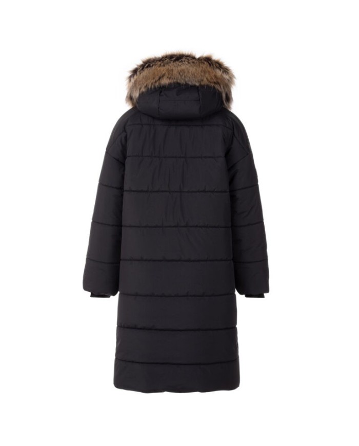 Bernumode | Lenne: Ziemas mētelis LILIAN 250 g 101,09 € Plats un pagarināts ziemas mētelis — ideāli piemērots aukstam laikam!
Meiteņu mētelis ir izgatavots no mīksta, laikapstākļiem izturīga materiāla, un tam ir paplašināts dizains. Mēteļa priekšpusē ir divas dziļas kabatas atslēgām un mobilajam telefonam. Garais rāvējslēdzējs priekšā ir ērts, jo to var atvērt no abām pusēm. Piedurkņu galos ir silts un mīksts flīss, kas pasargā no aukstuma.
Augsto tehnoloģiju Active+ audums nodrošina maksimālu aizsardzību pat vismainīgākajos laikapstākļos — membrāna ir ūdensnecaurlaidīga, bet elpojoša, ļaujot mitrumam iztvaikot no ķermeņa. Ūdensizturība — 10 000 mm, elpojamība — 10 000 g/m²/24 h, aizsardzība pret vēju un DWR ūdeni atgrūdošs pārklājums palīdz saglabāt siltumu un sausumu jebkuros apstākļos.
ĪPAŠI SILTS — ideāli piemērots ļoti aukstam laikam, līdz –30 °C. Uztur siltumu, bet elpojošie materiāli novērš pārkaršanu. Pildījums izgatavots no pārstrādātiem materiāliem.


Mīksta kažokāda oderējums


Cilpa atstarotāja piestiprināšanai


