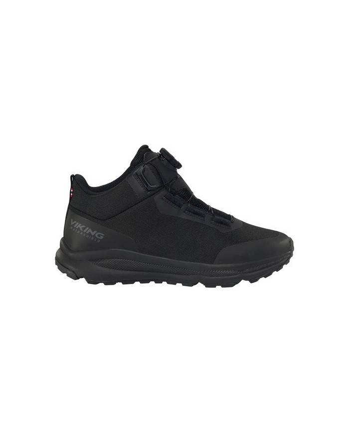 Bernumode | Viking: Stride Mid Fleece BOA WP M Black - Durable, insulated, and waterproof shoe €77.69 
Durable, insulated, and waterproof mid cut shoe
Find your stride both on and off-trail with this versatile, waterproof hybrid shoe. The sleek, supportive mesh low cut upper is fitted with durable toe and heel reinforcements, and with the BOA® closure system for a precise fit. Viking's own PFAS-free Watershield membrane ensures feet stay dry and comfortable in wet conditions. A rocker sole has been specially developed to provide a smooth, resistance-free roll from heel to toe. For maximum traction and flexibility, a full rubber outsole features zonally optimized, high-traction treads and flex grooves.


Size table

 


Size
Insole, cm


44
28.3


45
29.0


























